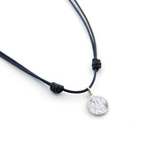 Escapulario VIRGEN DEL CARMEN - collar medalla 17mm con cordón